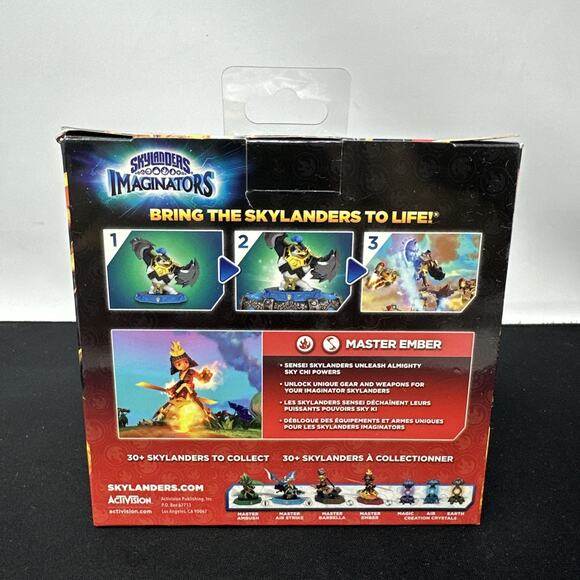 Master Ember Skylanders Imaginators Sensei Figure Pre-Owned with Box Tested - Picture 3 of 6